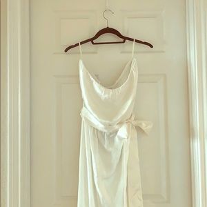 Tommy Bahama Strapless Silk Wedding Sundress